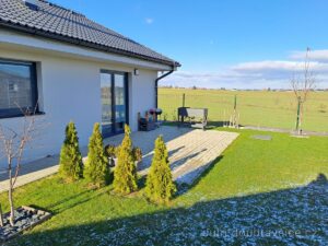 Rodinný dům Doubravčice. Terasa